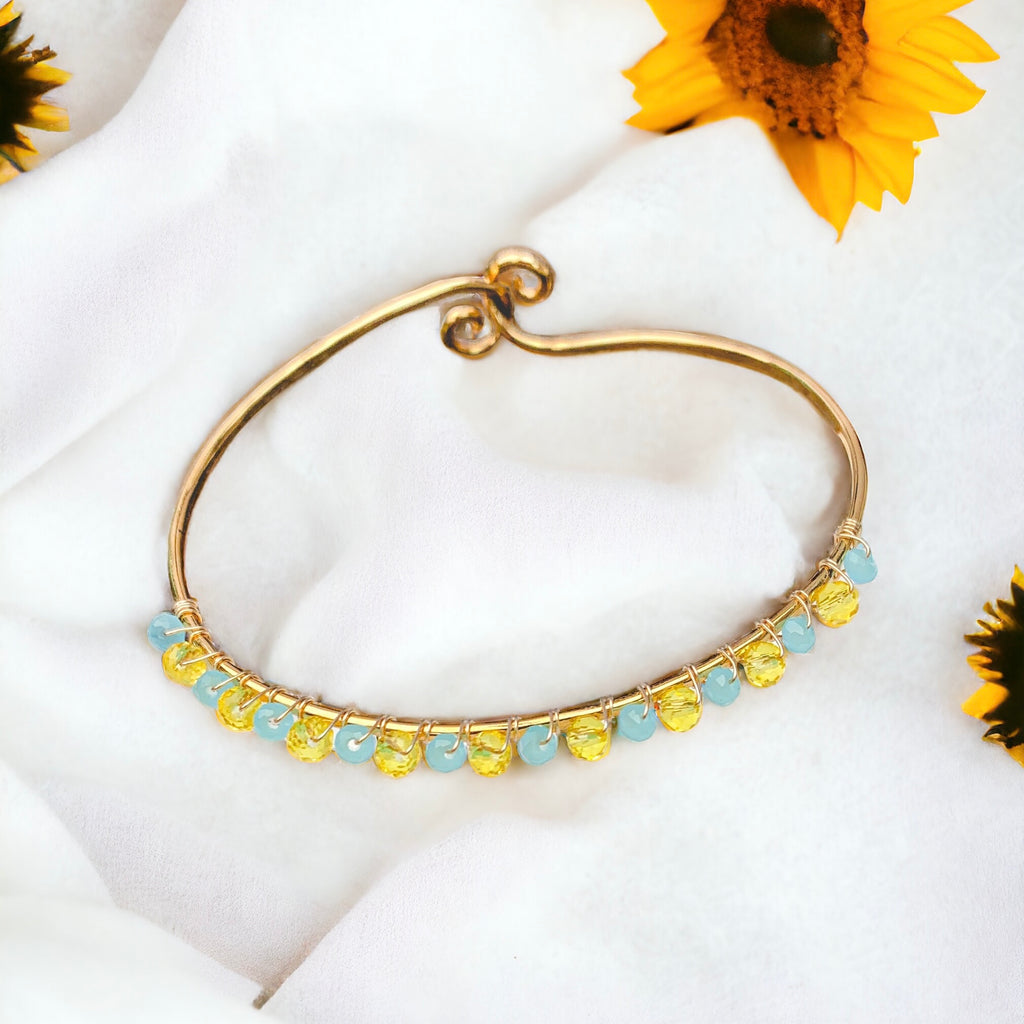 $50 Ukraine 🇺🇦Fundraiser - Blue & Yellow Bracelet