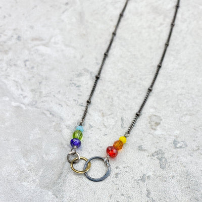 Mini Bubbles Layering Necklace - Anna Balkan 