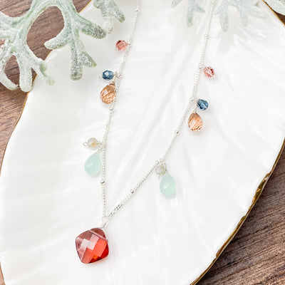 Zina Gemstone Layering Necklace