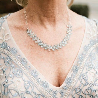 Stunning Drape Limited Edition Blue Topaz Necklace - Anna Balkan 