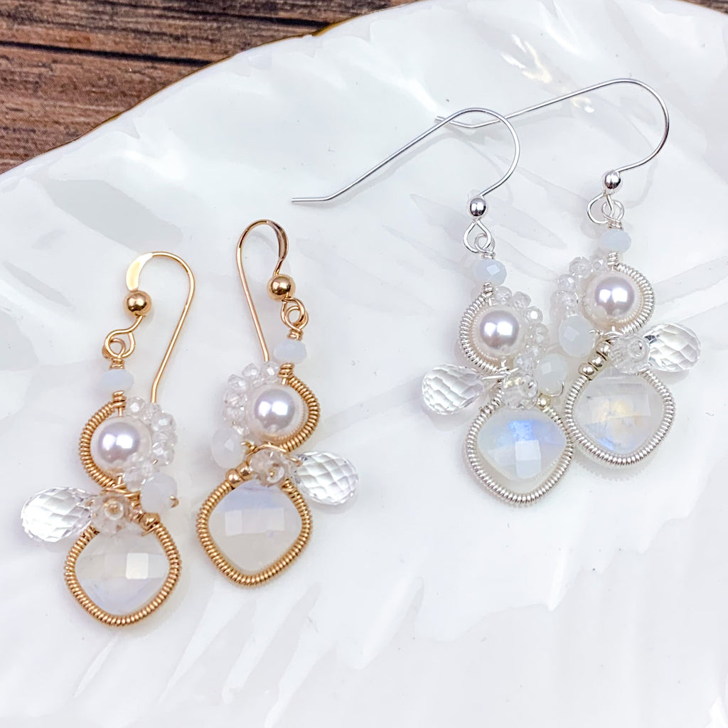 Limited Edition Moonstone Baby Bella Earrings