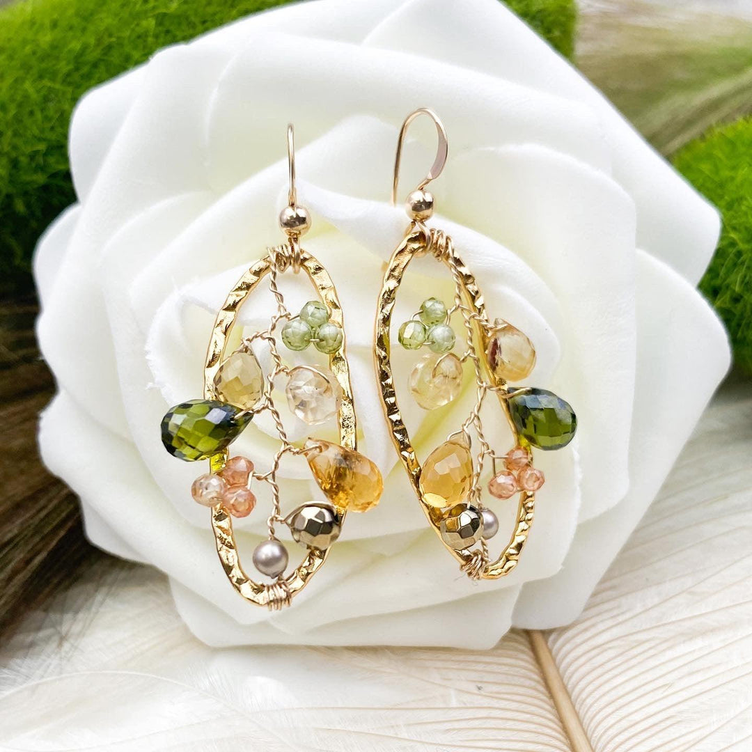 Nature Inspired Filigree Earrings Anna Balkan - Main Image