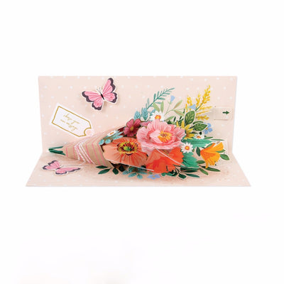 Beautiful Bouquet Pop Up Card