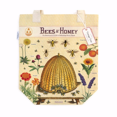 bees and honey Vintage Tote Bag