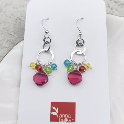 Mini Bubbles of Color Earrings