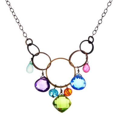Mixed Metal Free Spirit Necklace - Anna Balkan 