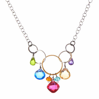 Mixed Metal Free Spirit Necklace - Anna Balkan 