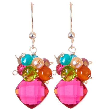 Abby Cluster Earrings - Anna Balkan 