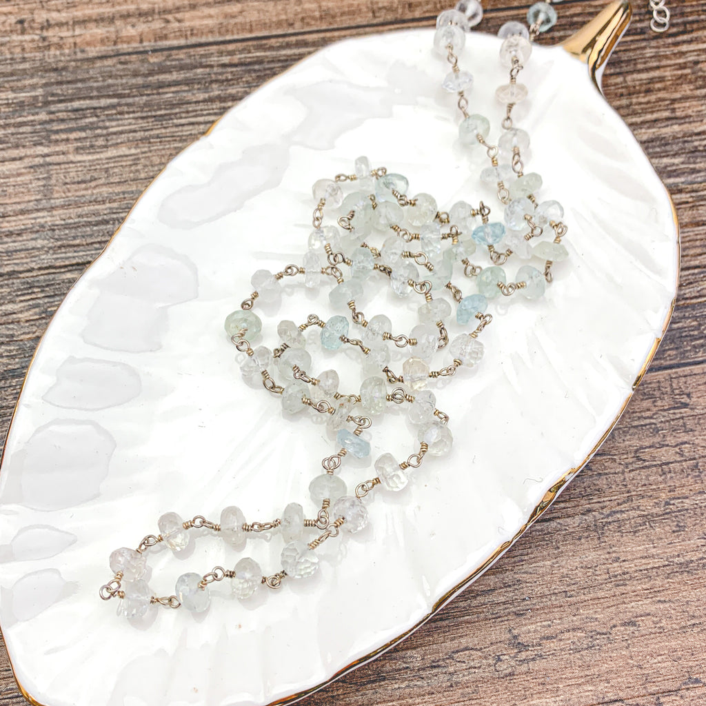 Aquamarine Layering Necklace