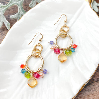 citrine paige earrings 