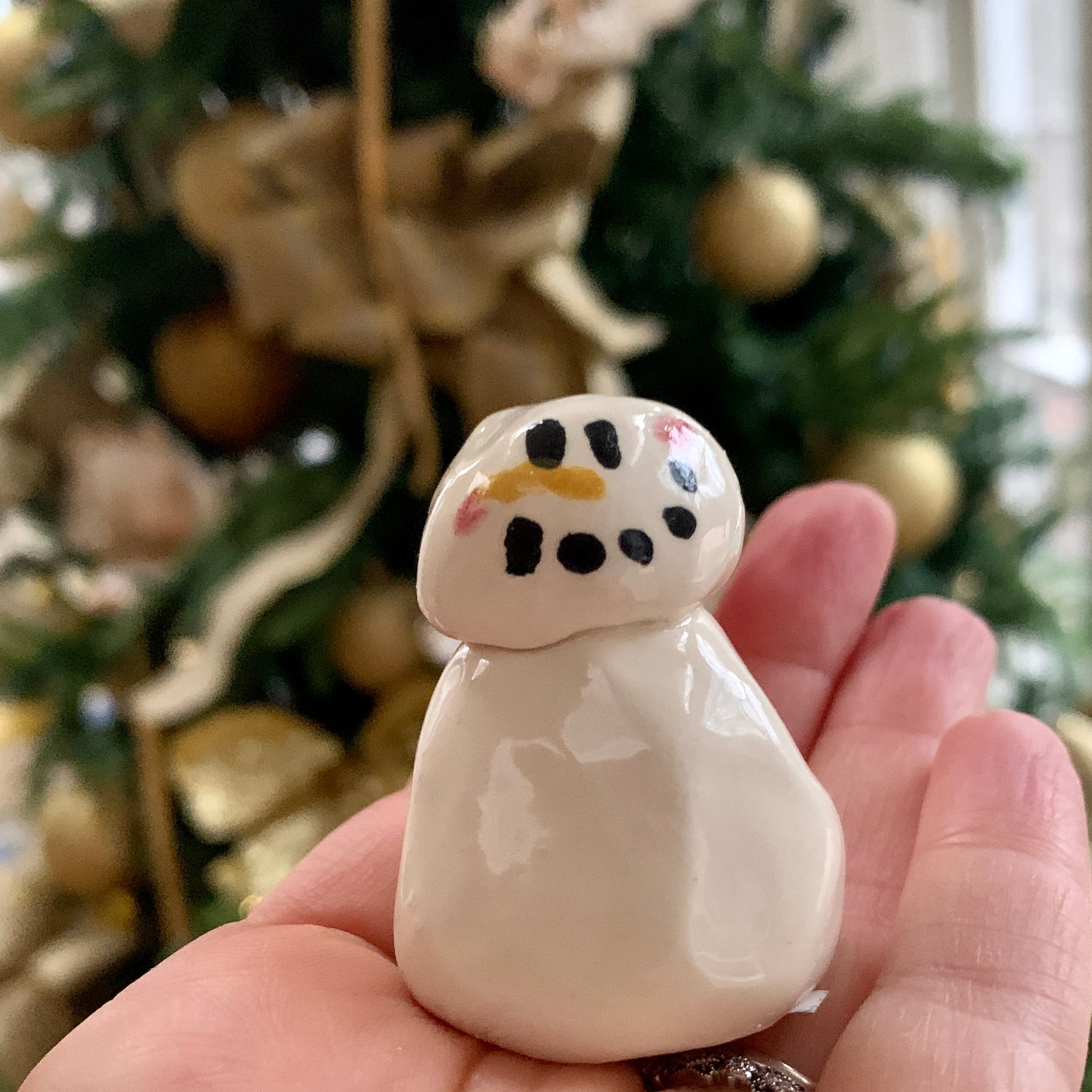 Handmade Cute Christmas Snowman Decor