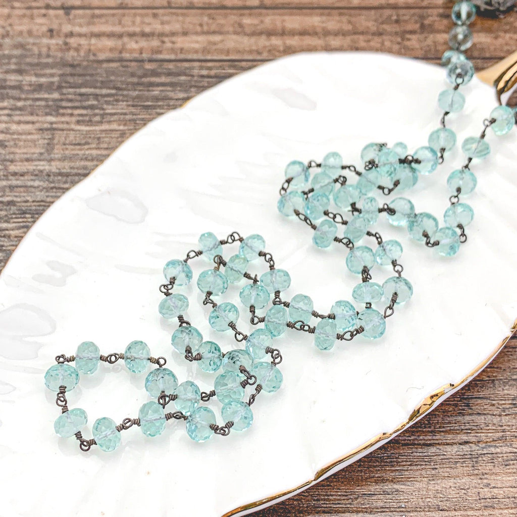 Must Have Aquamarine Layering Necklace