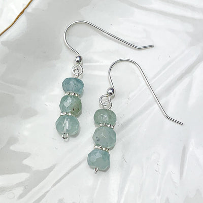 simple aquamarine everyday earrings 